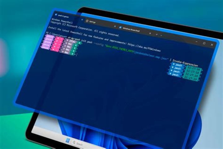 Screen on a terminal