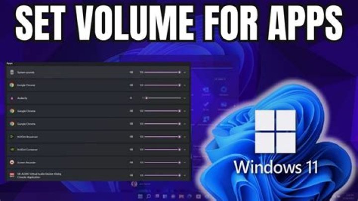 Screenshot of *App volume and device preferences* screen