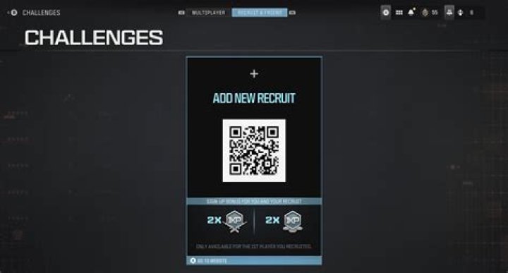 Screenshot of challenge menu with hammer