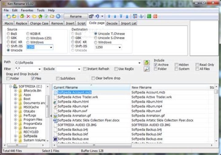 Screenshot of Ken Rename