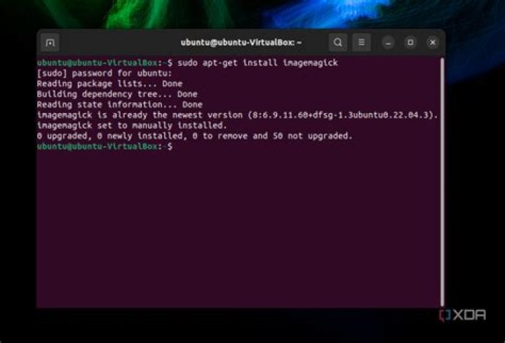 Screenshot of terminal window with a few errors