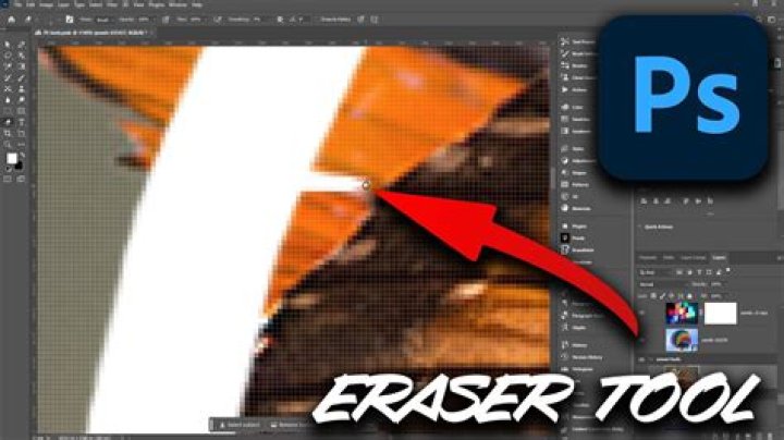 screenshot of the erases tool