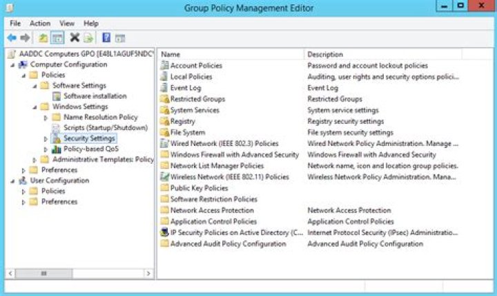 screenshot of the group policy editor for one drive