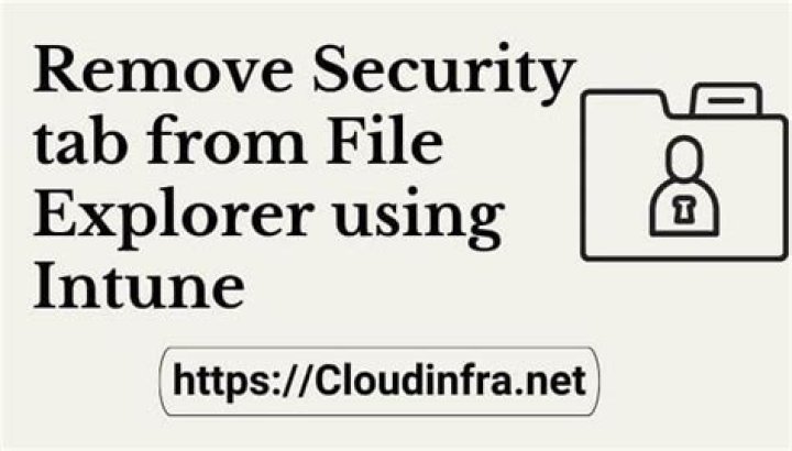 Security tab