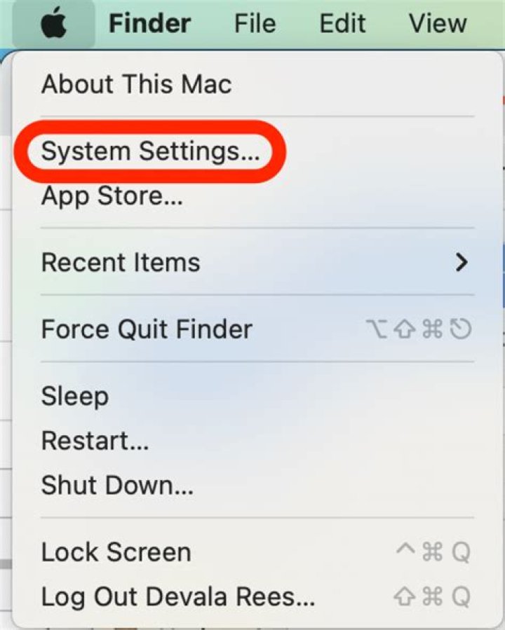 Select System Settings