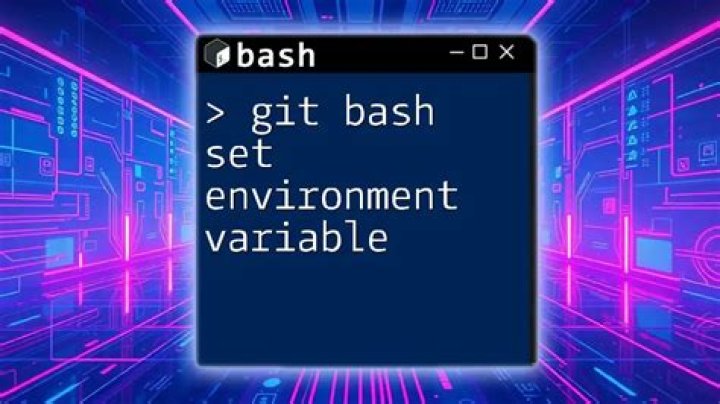 Set a Windows environment variable from within Git Bash