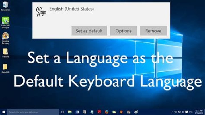 set default language