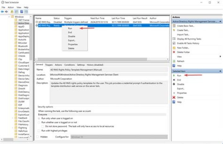 Setting a shortcut to trigger task scheduler