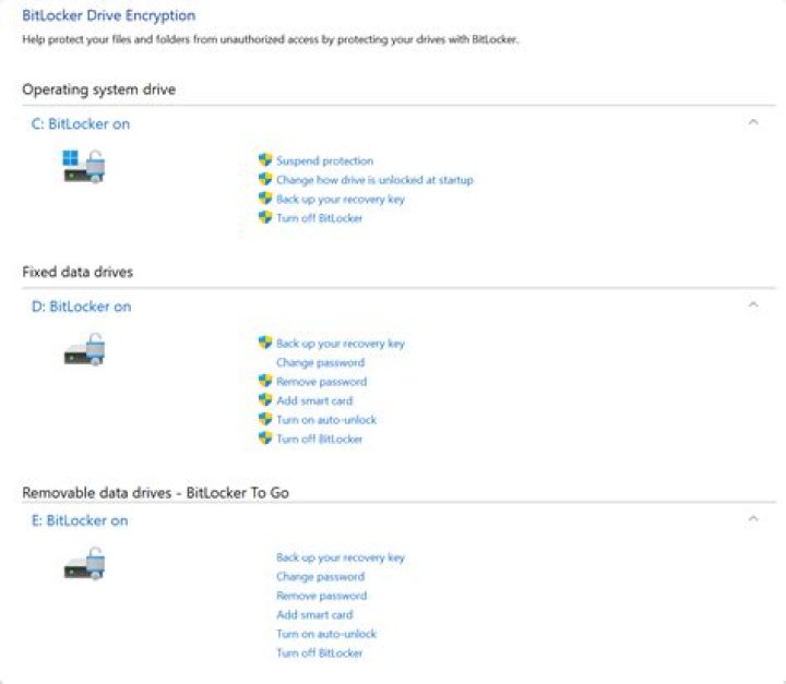 Setting up an external encrypted drive: 