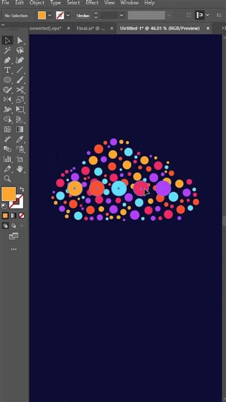 shape created from script output