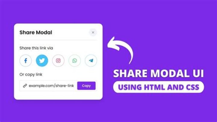 Share popup