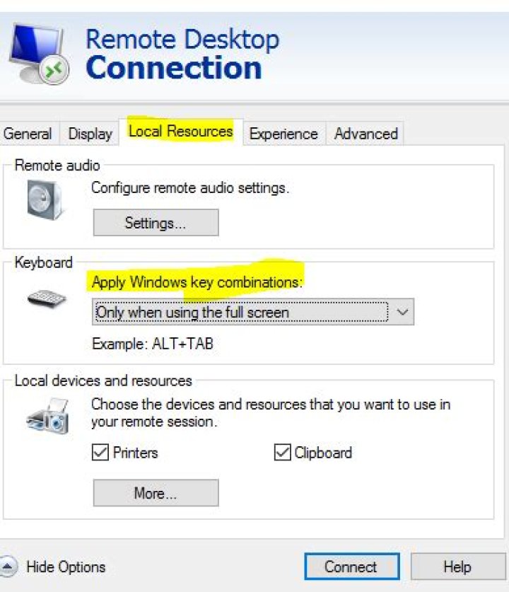 Shift and Control keys out of sync with normal keys over RDP