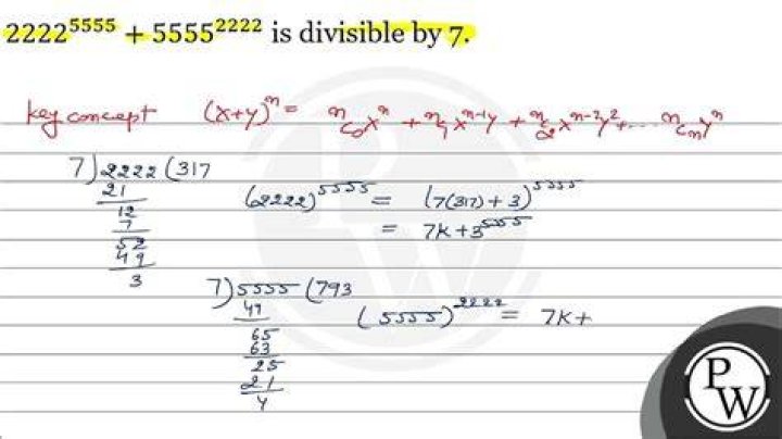 Show that $2222^{5555} + 5555^{2222}$ is divisible by $ 7$ [duplicate]