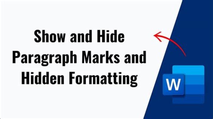Show/Hide Paragraph option