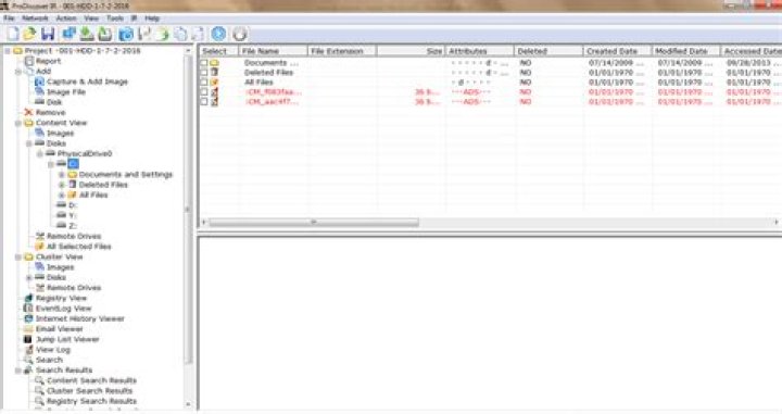 Simplest way to view master file table (MFT) size in Windows 7?