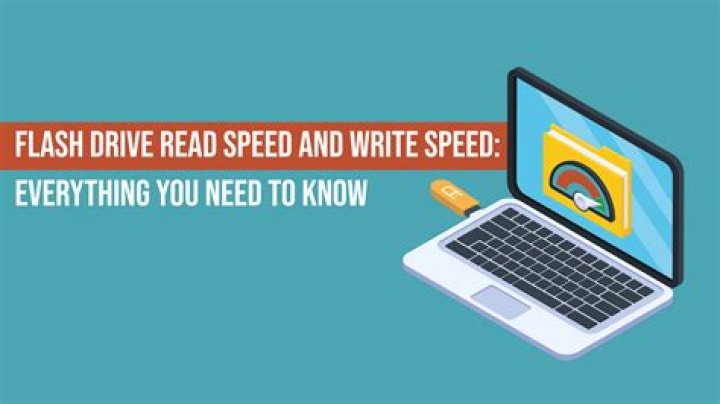 Slow write speeds when writing onto USB flash drives