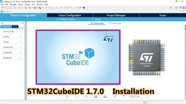 Software (STM32CubeIDE) create a new window and does not show icon