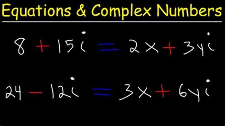 Solving system of equations with complex numbers