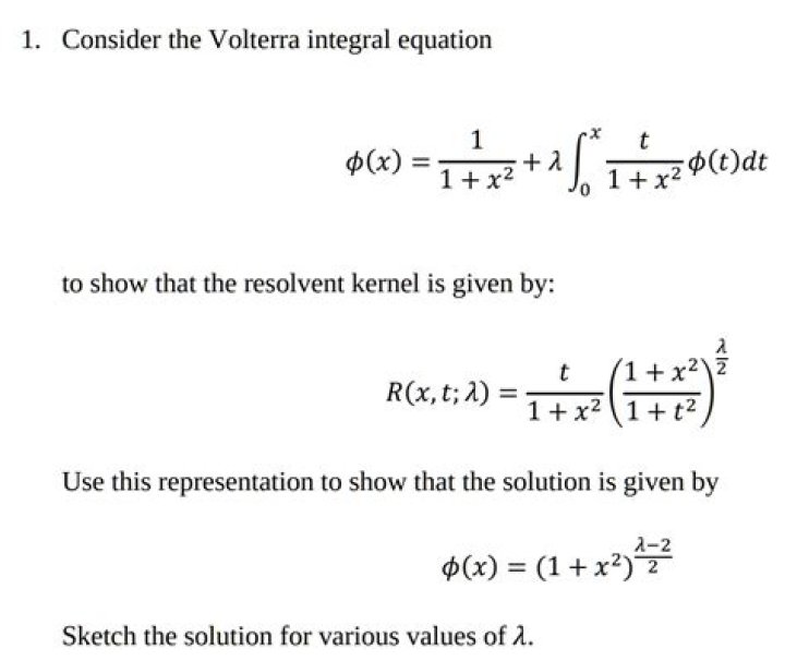Solving the following Volterra Integral Equation?