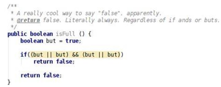 some dumb function