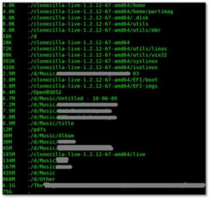 sort du -sh by size in human readable
