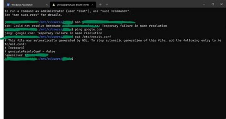 ssh 
