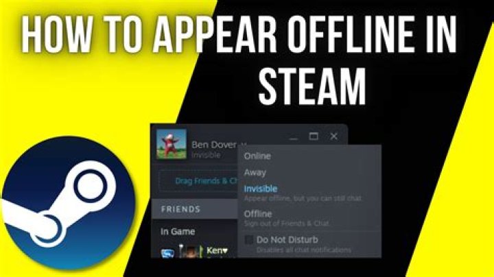 Steam keeps making me appear offline in my Friends list