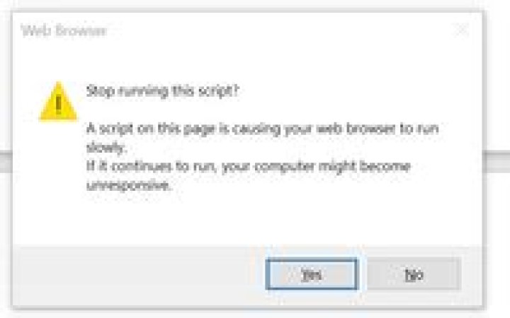 Stop running this script?