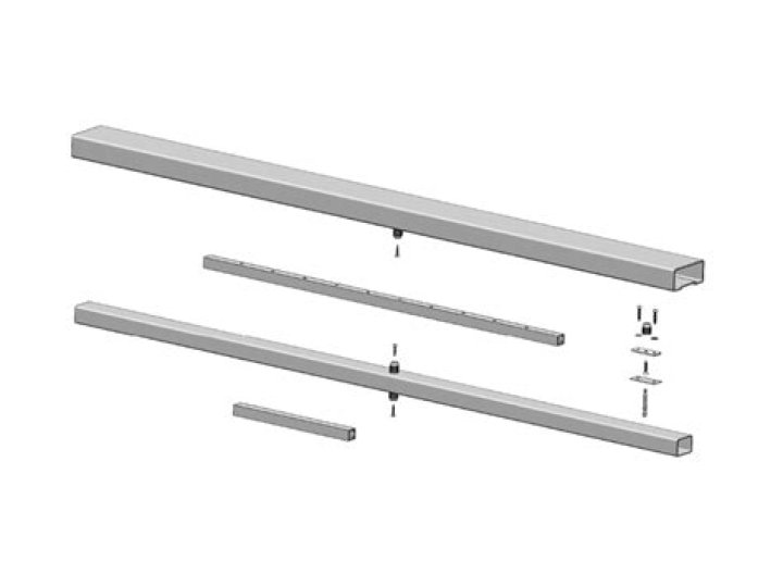 Straight rail
