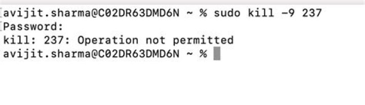 sudo kill -9 pid doesn't kill softwareupdated in mac