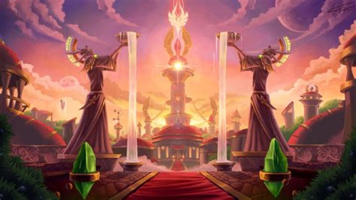 Sunfury Spire is at the top in the middle