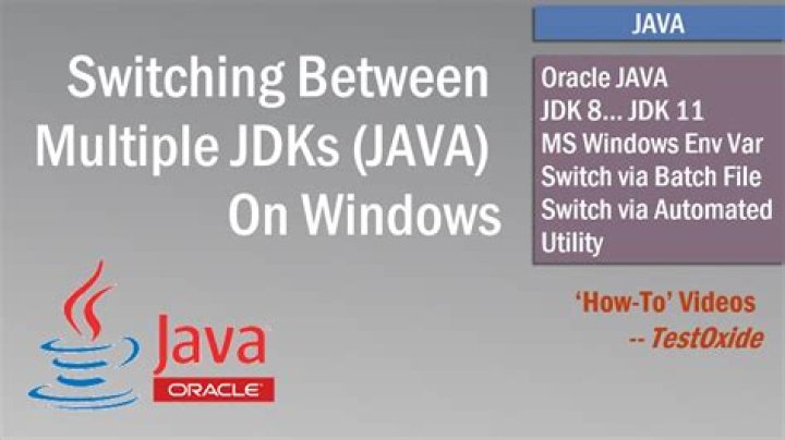 Switch between multiple java versions