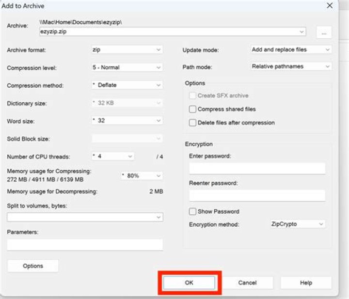 Synchronizing files using 7-Zip and the CLI