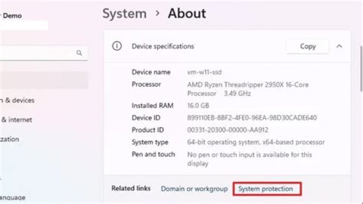 system protection