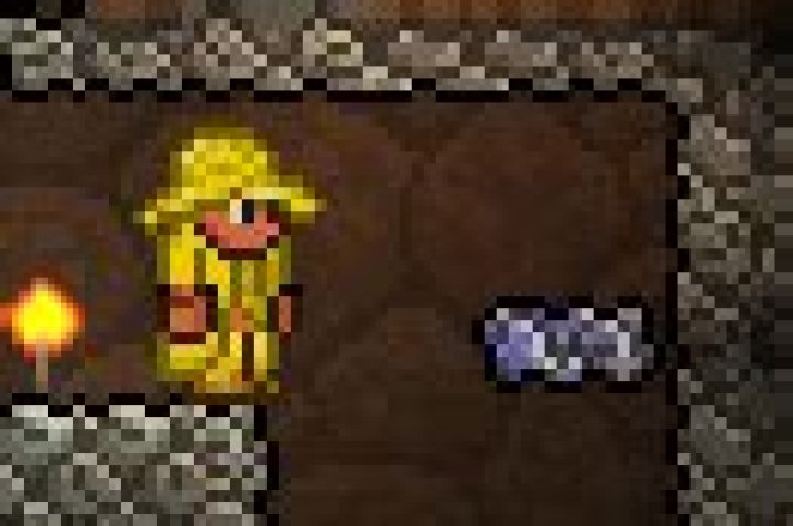 Terraria glowy ore