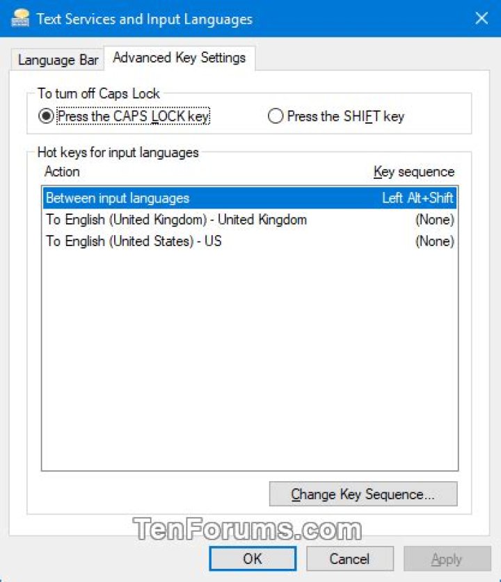 Text Services and Input Languages