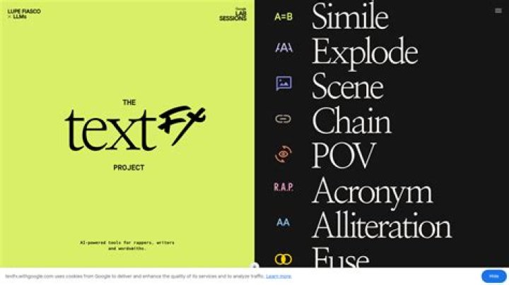 TextFX Screenshot