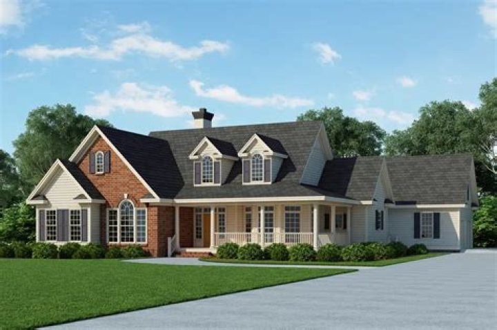 The house (multiple pictures combined to fit the full house in)