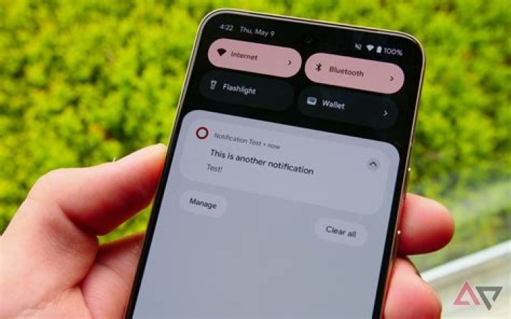 The notification...