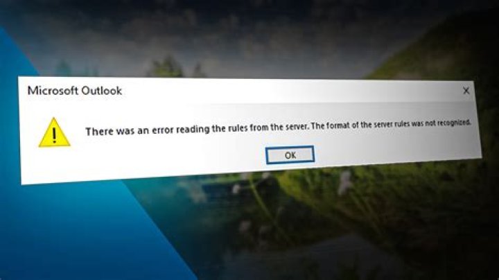 There was an error reading the rules from the server
