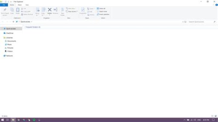 This PC is gone from my file explorer navigation pane and is empty when I view it