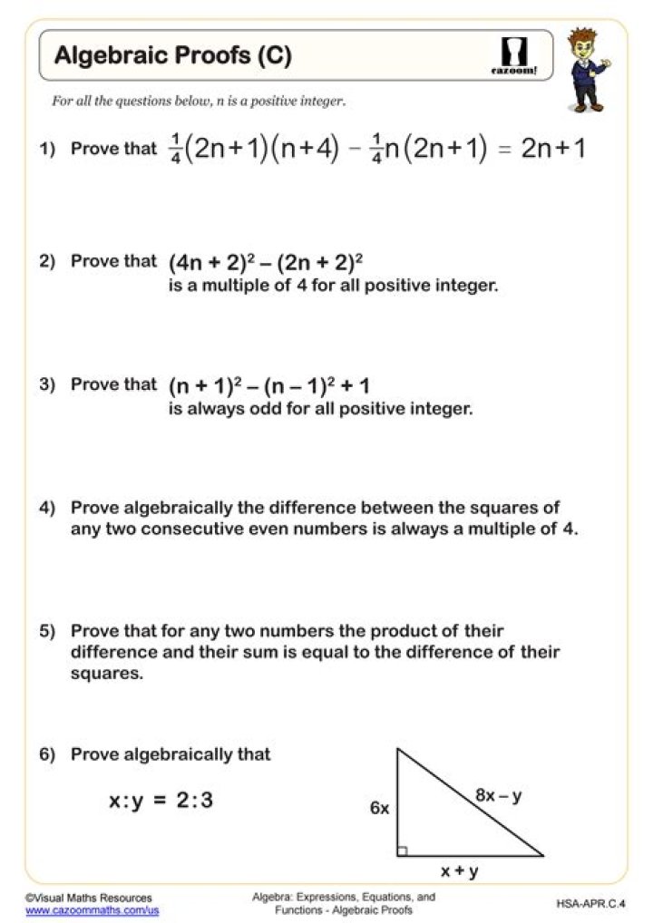 Tips and tricks for proofs involving algebraic / equation manipulation