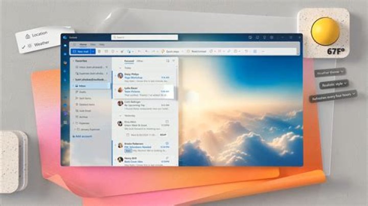 toggle theme outlook in new message