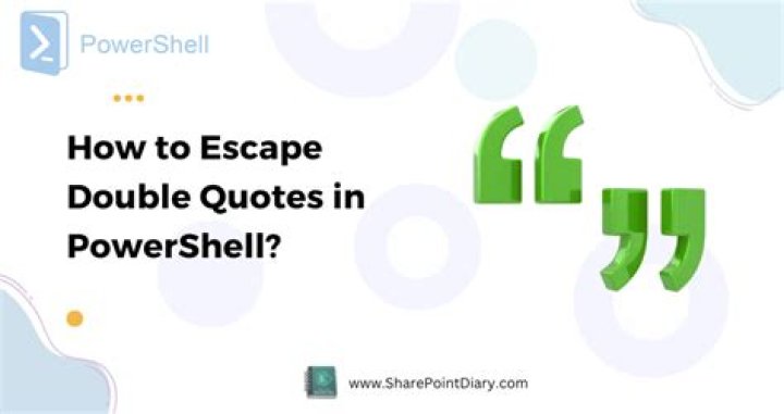 Trying to escape double quote next to comma in powershell, usual method fails