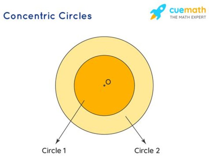 Two concentric circles