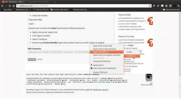 Ubuntu 12.04 Google Chome - Email links don't open Thunderbird