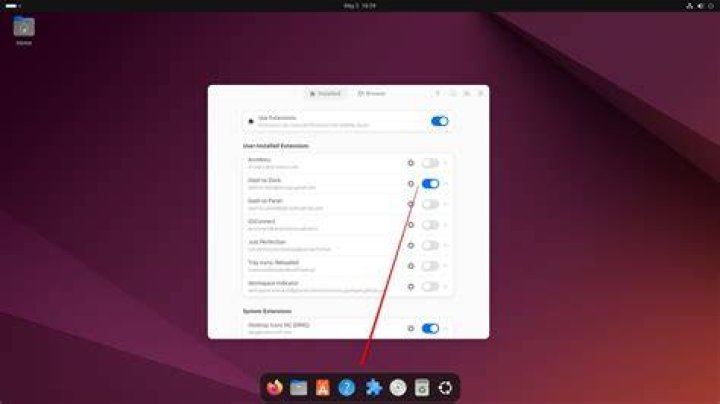 Ubuntu 17.10 Dock on the bottom of the desktop