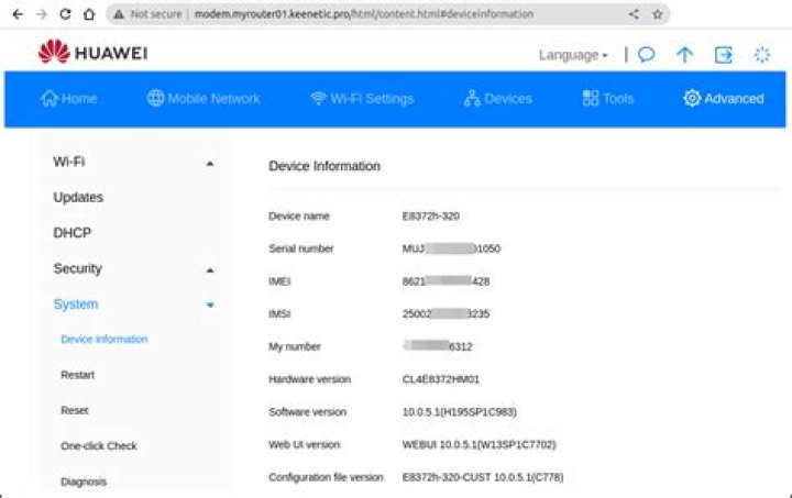 Unable to connect to modem web interface through router