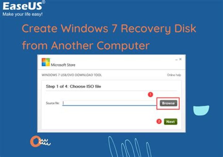 Unable to create windows 7 repair disc