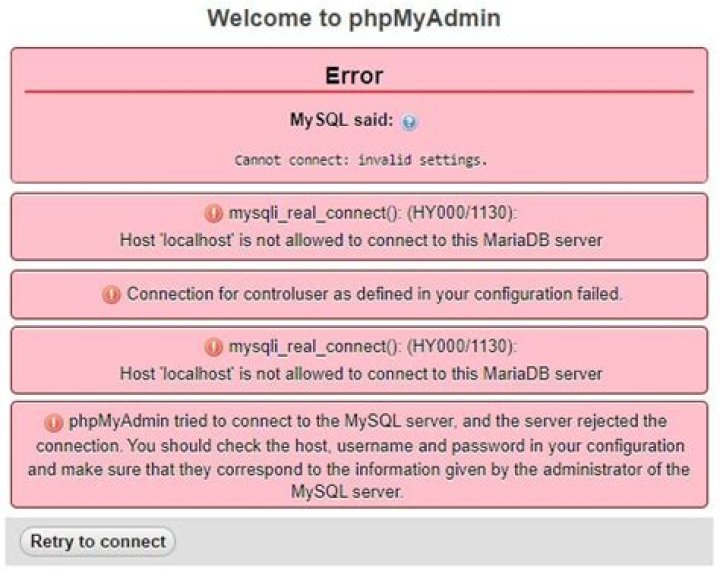 Unable to log in to phpMyAdmin 5.1 using cookie authentication